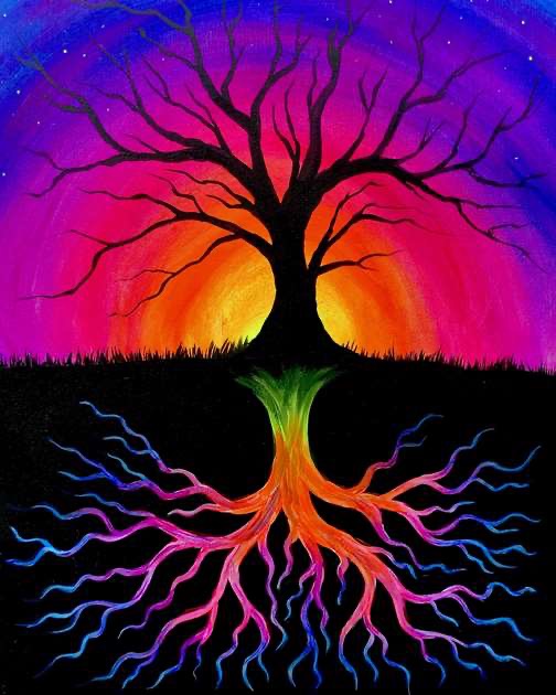 Glowing Roots